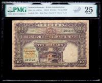 Straits Settlements / British Administration. 10 Dollars, 1925-29