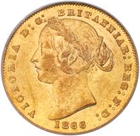 Australia. Sovereign, 1866 (Sydney)