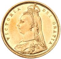 Australia. Half Sovereign, 1887-S