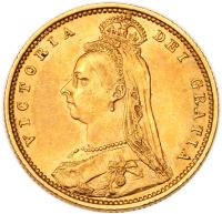 Australia. Half Sovereign, 1891-S