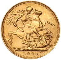 Australia. Sovereign, 1924-S - 2