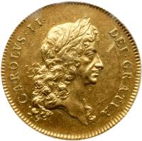 Great Britain. 5 Guineas, 1670