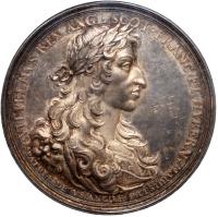 Great Britain. Silver Medal, 1689