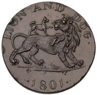 Great Britain. Middlesex. Halfpenny Token, 1801