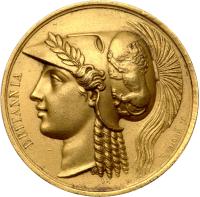 Great Britain. Gilt Bronze Medal, 1814