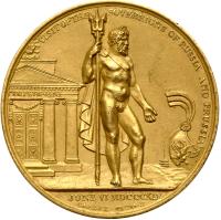 Great Britain. Gilt Bronze Medal, 1814 - 2