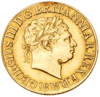 Great Britain. Sovereign, 1818