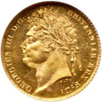 Great Britain. Half Sovereign, 1824