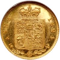 Great Britain. Half Sovereign, 1824 - 2