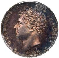 Great Britain. Proof Sixpence, 1826