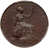 Great Britain. Proof Bronze Halfpenny, 1826 - 2