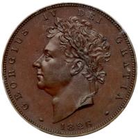 Great Britain. Proof Bronze Farthing, 1826