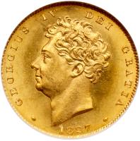 Great Britain. Half Sovereign, 1827