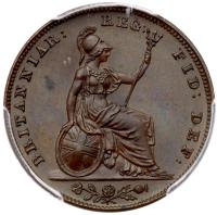 Great Britain. Bronzed Proof Farthing, 1839 - 2