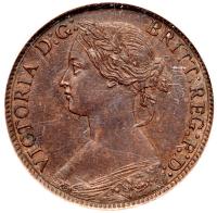 Great Britain. Farthing, 1863