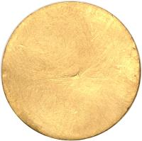 India. Uniface Gold medalet or possibly livery button - 2