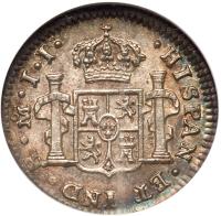 Mexico. Â½ Real, 1817-Mo JJ - 2