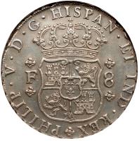 Mexico. 8 Reales, 1732-Mo F