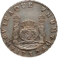 Mexico. 8 Reales, 1732-Mo F - 2