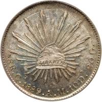 Mexico. 8 Reales, 1889-Cn AM