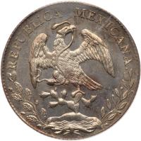 Mexico. 8 Reales, 1896-Mo AM - 2