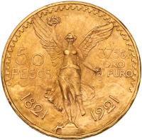 Mexico. 50 Pesos, 1921