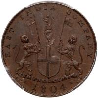 Netherlands East Indies. Sumatra. 2 Kepings, AH1219/1804