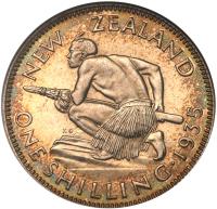 New Zealand. Proof Shilling, 1935 - 2