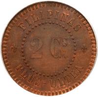 Philippines. Pattern 2 Centavos, 1859 - 2