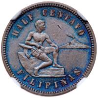 Philippines. Proof Â½ Centavo, 1903