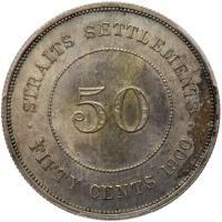 Straits Settlements. 50 Cents, 1900 - 2