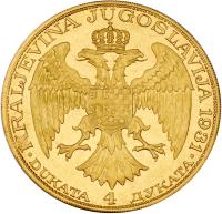 Yugoslavia. 4 Ducats, 1931 - 2