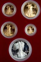 1995-W 5-piece 10th Anniversary Set of American Eagles