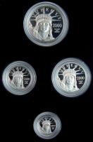 2000-W American Eagle 4-Coin Platinum Proof Set