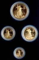 1996-W. 4-piece American Gold Eagle Gem Proof Set