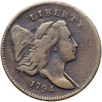 1794 Liberty Cap 1/2C