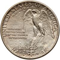 1925 Stone Mountain Half Dollar. Double Die Obverse - 2