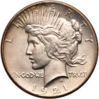 1921 Peace Dollar