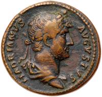 Hadrian, 117-138 AD. AE As (8.38g)