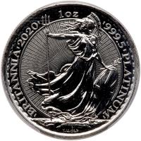 Great Britain. Platinum 100 Pounds, 2020 - 2