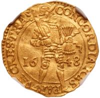 Netherlands: Utrecht. Ducat, 1648