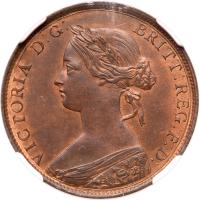 Great Britain. Halfpenny, 1861