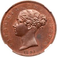 Great Britain. Halfpenny, 1841