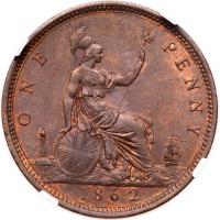 Great Britain. Penny, 1862 - 2