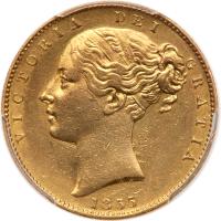 Great Britain. Sovereign, 1855