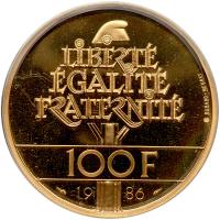 France. 100 Francs, 1986 - 2