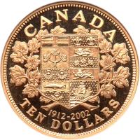 Canada. 10 Dollars, 2002 - 2