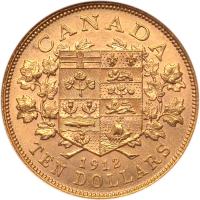 Canada. 10 Dollars, 1912 - 2