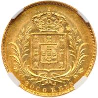 Portugal. 2000 Reis, 1865 - 2