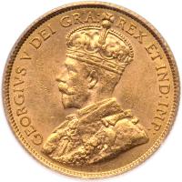 Canada. 5 Dollars, 1913